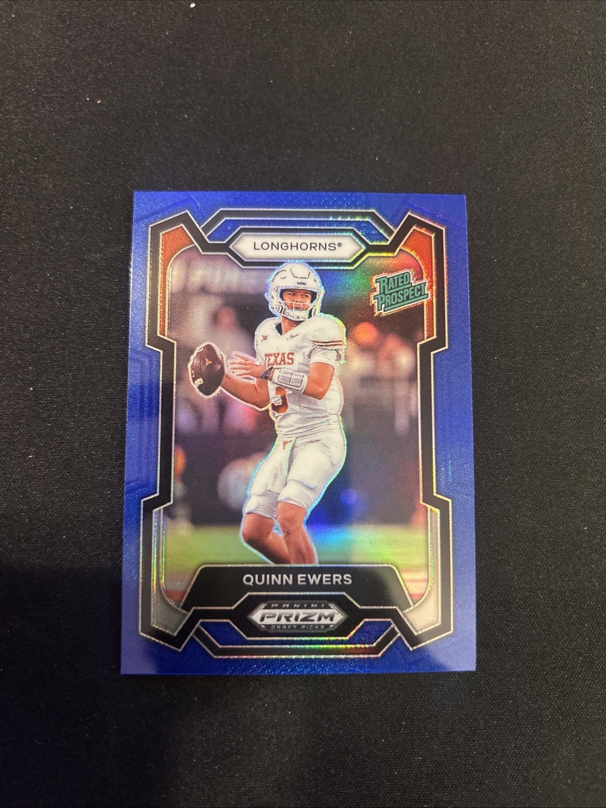 Quinn Ewers -2024 Panini Prizm Draft Picks -Rated Prospect Blue Prizm /199 #191
