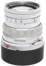  Leica M 2/5cm Summicron rigid glass with scratches