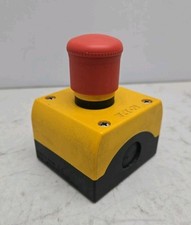 Eaton Emergency Stop Button Push Pull In Enclosure M22-KC01 Contact Block