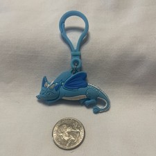American Heart Association Kids Heart Challenge Blue Dragon Rubber Keychain