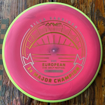 Axiom Electron Pixel Silva Saarinen 1x Major Swirly Pink MVP Disc Golf 174g NEW
