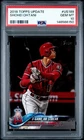 2018 Topps Update Baseball Shohei Ohtani Rookie 3-Game HR Card #US189 PSA 10