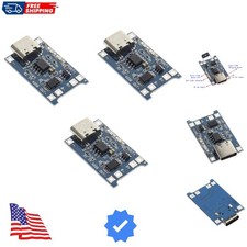 3pcs TP4056 Type-c USB 5V 1A 18650 Lithium Battery Charger Module Charging Bo...