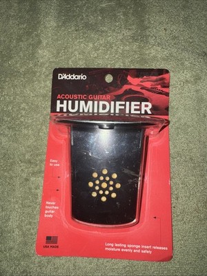 D'Addario Acoustic Guitar Humidifier - Releases Moisture Slowly and Evenly NEW