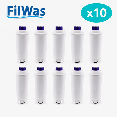 10x FilWas Wasserfilter passend für DeLonghi ECAM44 ECAM45 Eletta