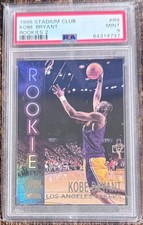 Kobe Bryant - 1996-97 Topps Stadium Club - Rookies Series 2 #R9 (RC) - PSA 9