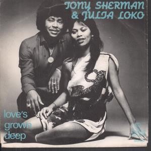 Tony Sherman and Julia Loko Love's Grown Deep 7" vinyl Netherlands Ariola 1981 B - Picture 1 of 1