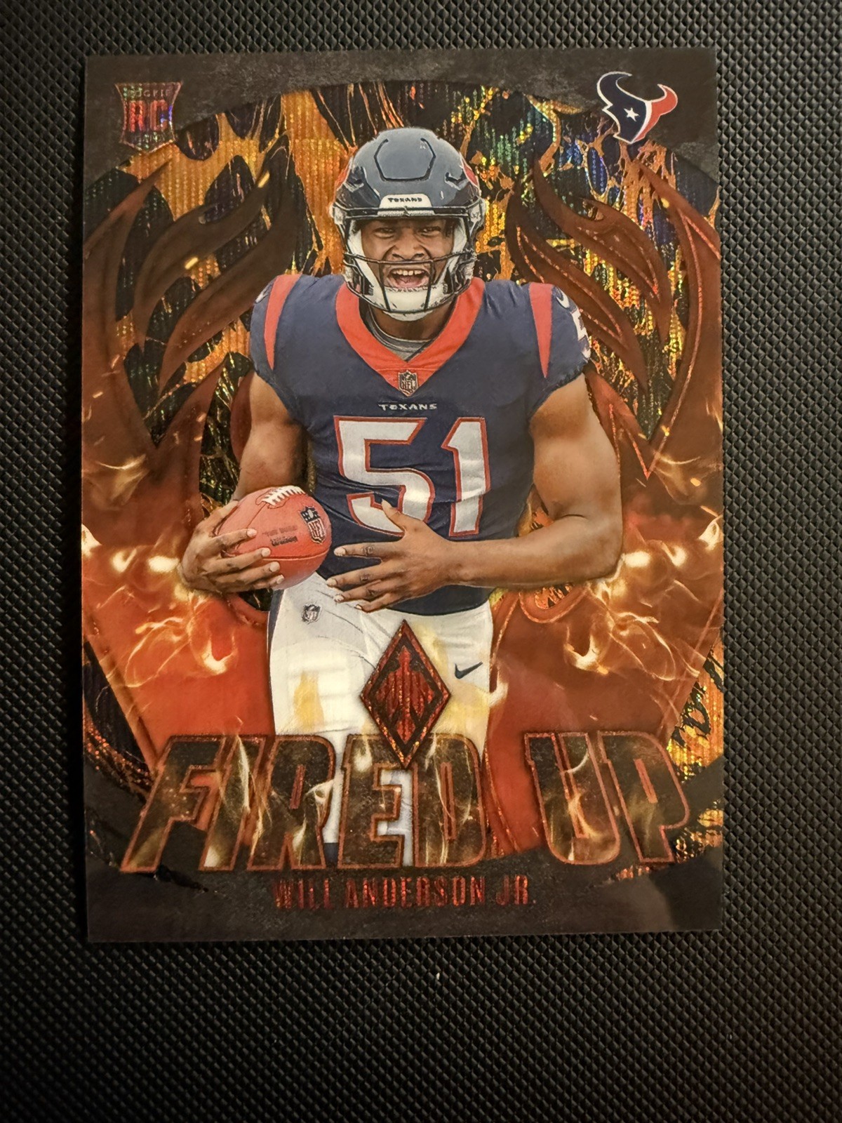 2023 Panini Phoenix - Fired Up Will Anderson #FU-18 Lava /150 (RC)
