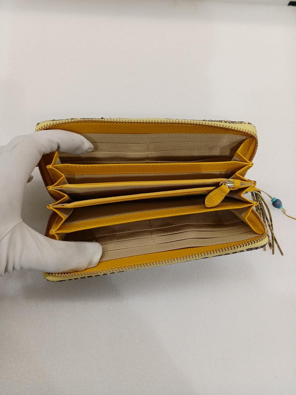 Long Wallet Python Round Zipper - image 4