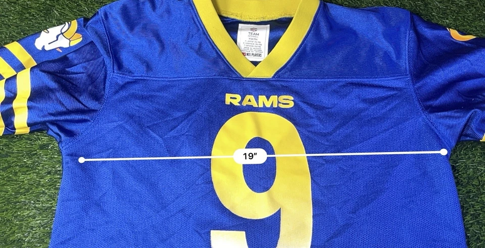Camiseta deportiva de los LA Rams Matthew Stafford #9 NFL juvenil XL NIÑOS NIÑOS 16-18 Foto 3 de 4