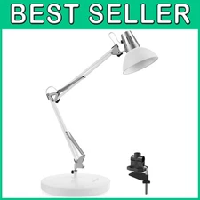 Architect Table Lamp with Clamp, Swing Arm, On/Off Switch