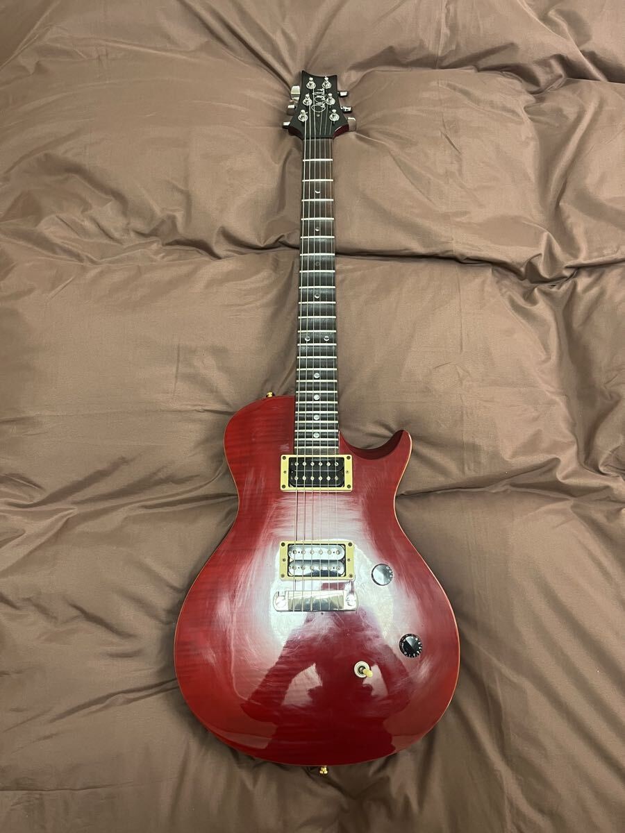 [Adjusted] PRS SE singlecut scalloped electric guitar