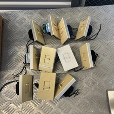 Lot of 11- LUTRON N-1000-WH Single Pole Incandescent Slide Dimmer