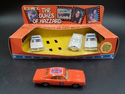 ERTL 1981 Dukes Of Hazzard 4 Pack w/ General Lee, 2 Police Cars