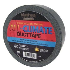 Nashua All-Climate Duct Tape, Black, 60 Yd L, 1-7/8 In W