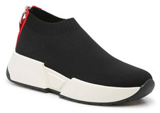 DKNY Marcel Wedge Flat Sneakers Black Stretchy Booties Size 7.5 , 9 , 9.5 , 10