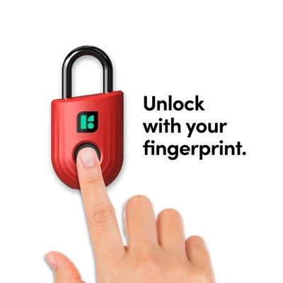 igloohome Padlock Lite - Cadenas intelligent compact - Rouge - Photo 1/4