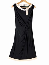 Lauren Ralph Lauren Women’s Black Sheath Dress Size 14 Sleeveless NWT