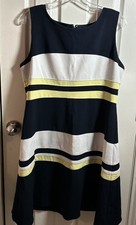 Women’s Tommy Hilfiger Striped Sleeveless Sheath Dress Size S