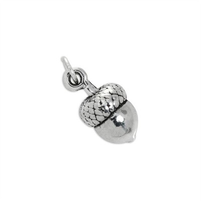 TheCharmWorks Sterling-Silber Eichel CharmAnhänger | Sterling Silver Acorn Charm