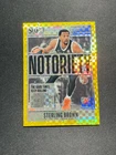 2025 Panini Select EuroLeague Basketball Gold Sterling Brown #7