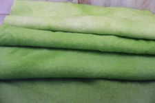 Leafy Leaf Dip Dye over 36" HAND DYED RUG HOOKING WOOL Dyed  over 1/8 yard