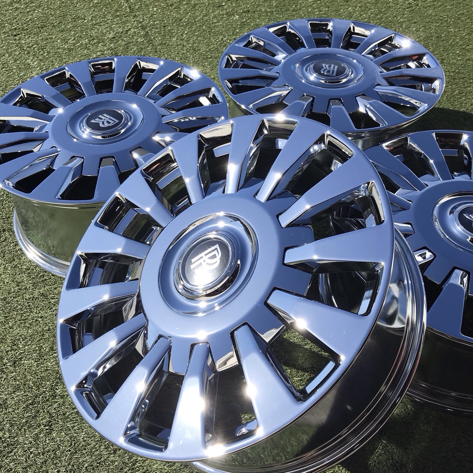 22 BENTLEY CHROME PHANTOM RIMS OEM FACTORY RIMS VIII GENUINE NEW