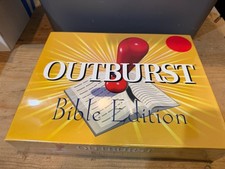Outburst Bible Edition Board Game Complete Hersch 2002 Christian Religious