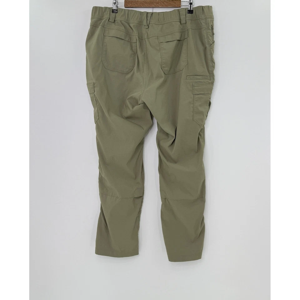 Pantalones de Senderismo Duluth Trading Co. Verde Oliva Mezcla de Nailon Carga 20W Defecto Gorpcore Foto 2 de 4