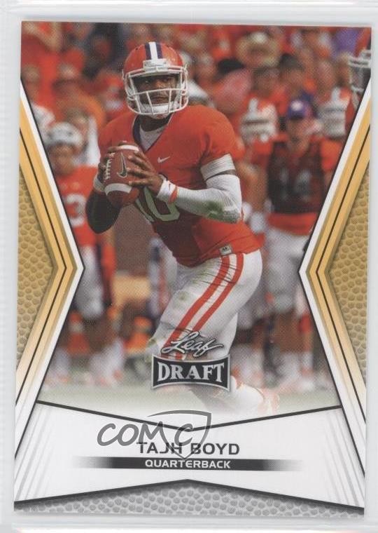 2014 Leaf Draft Gold Tajh Boyd #69 Rookie RC 1v6
