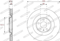 2X Bremsscheibe Hinterachse FüR Audi VW A6 Allroad C8 Avant A7 Sportback A8 D5