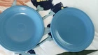 FIESTA TWO Plates 10 1/2 " Peacock Blue