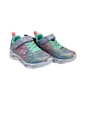 Skechers Kids Girls Sport Footwear, S, Lighted Sneaker Size 11