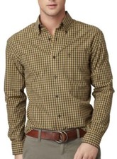 Arrow Mens Classic Fit Button Down Casual Shirt Golden Plaid Big Tall Logo NWT