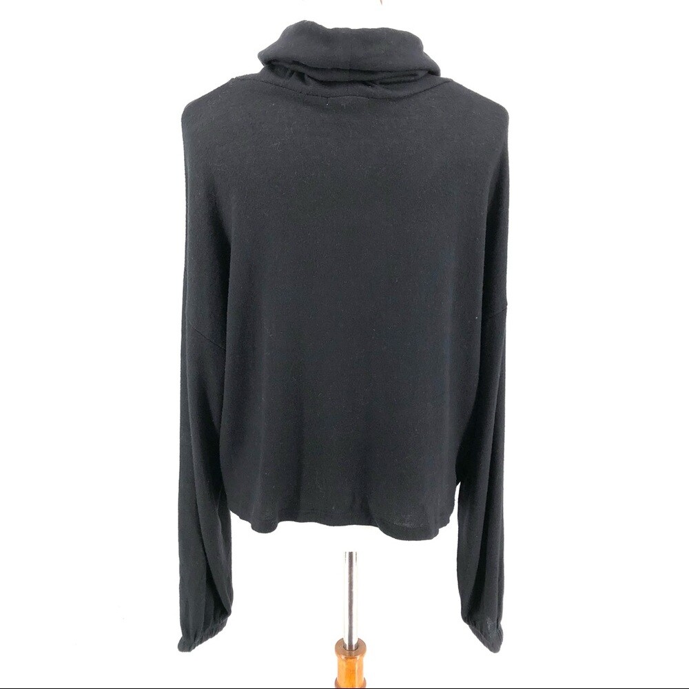 BP. Black Pullover Draw String Cowl Neck Pullover… - image 4