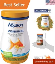 All-Breed Goldfish Food Flakes - 3.6 oz with Spinach Natural Ingredients