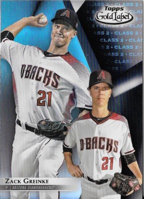 Zack Greinke 2018 Topps Gold Label Class 2 Black Parallel Diamondbacks #19