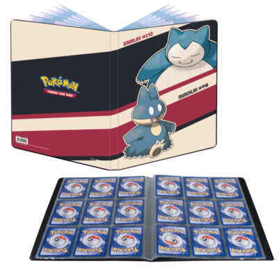Ultra Pro 9-Pocket Sammelalbum Pokemon - Snorlax & Munchlax - 180 Karten Album