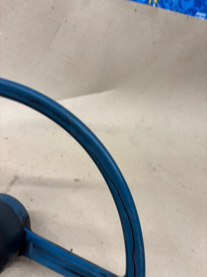 Volante AZUL usado y botón de bocina 70 71 72 73 Maverick Comet Mustang pinto Foto 3 de 4