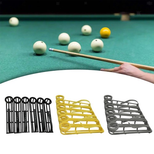 6x Billiards Table Pocket Rail Lightweight Parts Snooker Pockets Slide