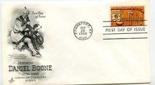1357 Daniel Boone ArtCraft FDC