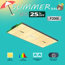 VIPARSPECTRA P2000 LED Grow Light Full Spectrum Hydroponic Indoor Veg Flower IR