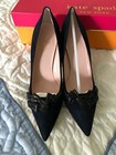 NIB Kate Spade Lennin/Navy Suede Shoes Pumps 7.5 M — photo 3