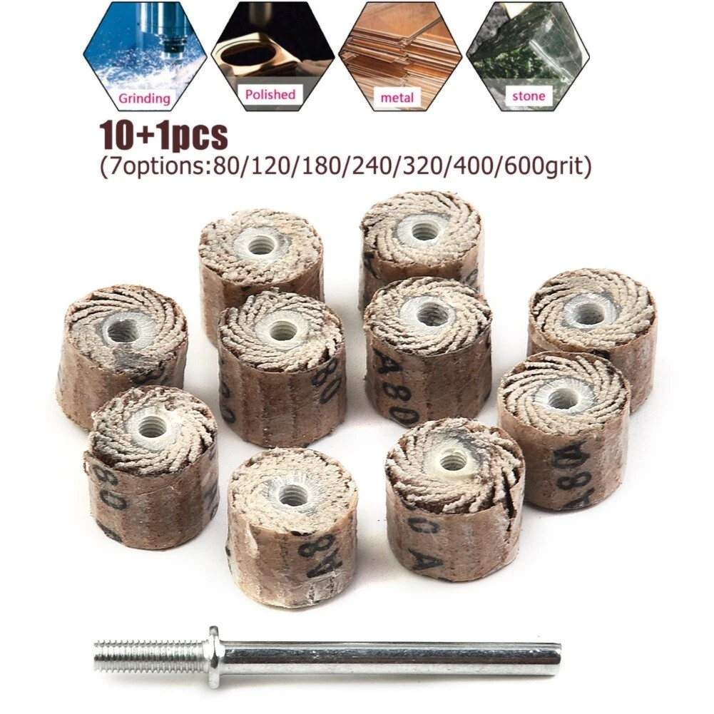 Abrasive Sandpaper Polishing Flap Wheel Disc Sanding Drill Power