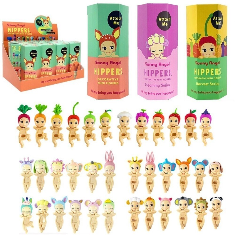 Sonny Angel Hippers Lying Down Angel Series Anime Figures Toys Blind Box