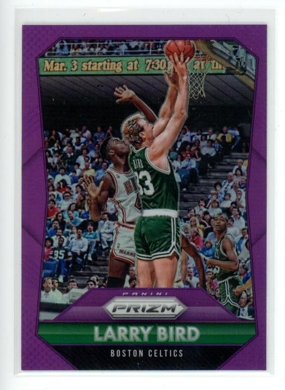 2015-16 Panini Prizm Purple Prizms #261 Larry Bird 47/99