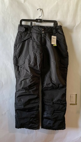 TSLA WOMENS CARGO SNOW PANTS BLACK 