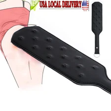 PU Leather Spanking Paddle Flogger Slave Torture Bondage Flirt Slut BDSM Couples