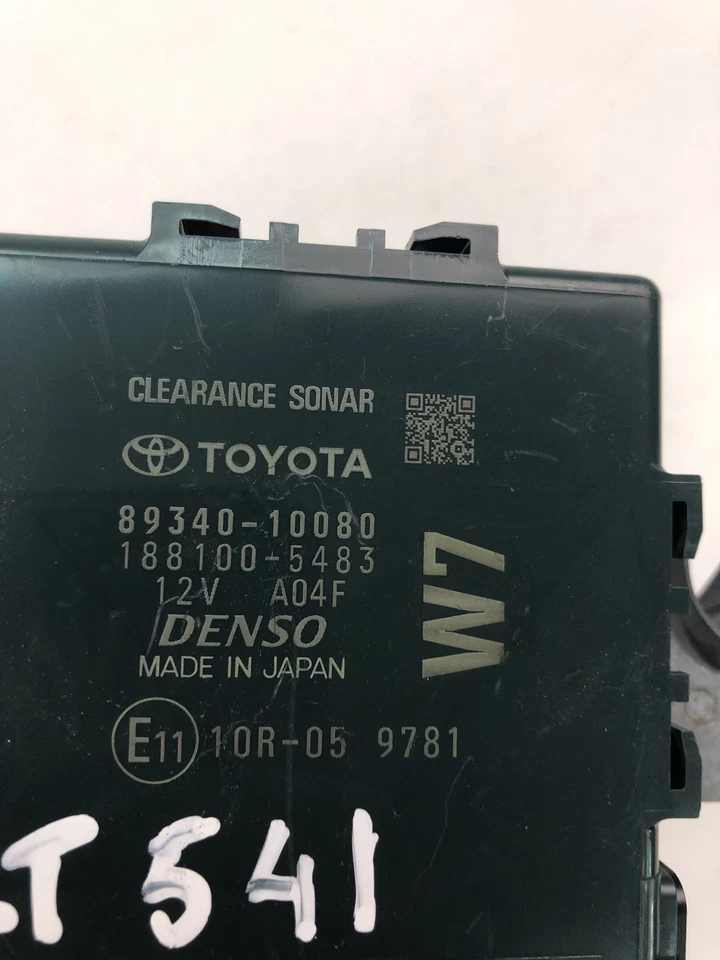 TOYOTA C-HR X1 89340-10080 Control Unit 2018 25208980 - Image 4 of 4