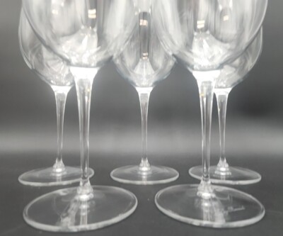 Luigi Bormioli Italian Wine Glasses - Stems - Clear - Set Of 5 | eBay